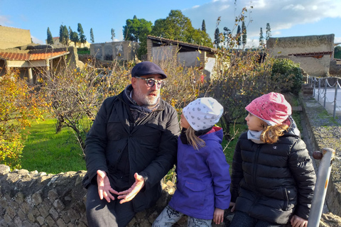 Pompeje i Wirtualne Muzeum Prywatna wycieczka dla dzieci 2 w 1