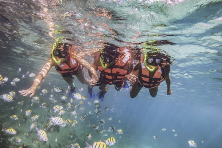 Von Cancun aus: Katamaran zur Isla Mujeres, Schnorcheln & Beach ClubKatamaran Prime Eintritt