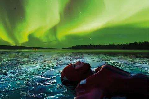 Levi: Isflyvning og nordlys-tur