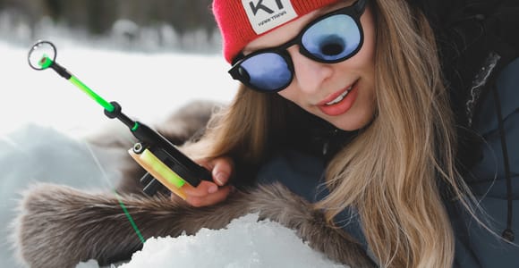 Levi: Finnish Ice Fishing Tour by Car