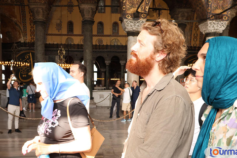 伊斯坦布尔：蓝色清真寺、圣索菲亚大教堂与地下水宫之旅不参观圣殿的游览