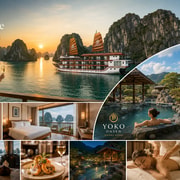 From Hanoi: Lan Ha Bay Cruise & Yoko Onsen 3-Day Tour
