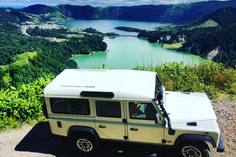 Ponta Delgada: jeeptour van een halve dag naar Sete Cidades