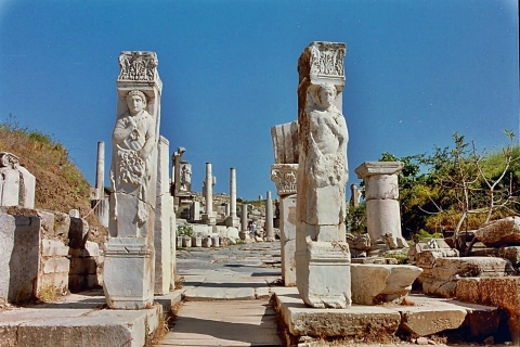 De Kusadasi: visite d'une demi-journée à Ephèse et aux maisons mitoyennes