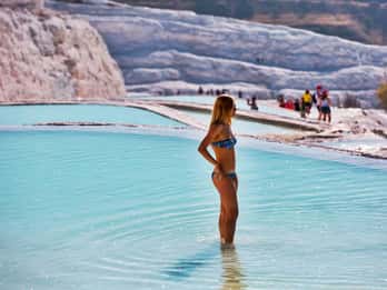 From Kusadasi and Selcuk: Pamukkale and Hiearapolis Tour