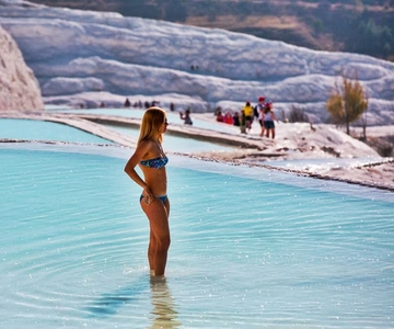 From Kusadasi and Selcuk: Pamukkale and Hiearapolis Tour