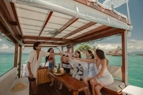 Krabi: 7 Islands Sunset Tour with BBQ by Grand Longtail boat Krabi: 7 Island Sunset Tour with BBQ by Luxury Longtail boat