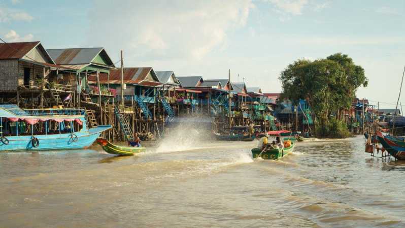 Из Сиемреапа: экскурсия по плавучей деревне Кампонг Пхлук на лодке