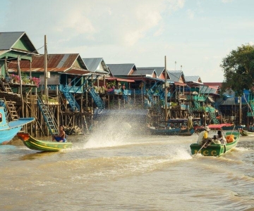Desde Siem Reap: Visita en barco al pueblo flotante de Kampong Phluk