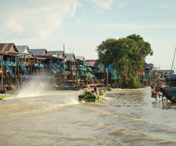 De Siem Reap: Passeio de barco pela aldeia flutuante de Kampong Phluk