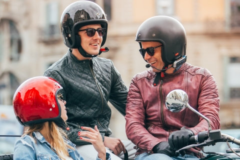 Barcelone : visite d'une demi-journée en moto side-carVisite prolongée de 4 heures en side-car