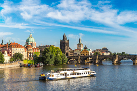 Prague: Cruise on the Vltava River with Refreshments