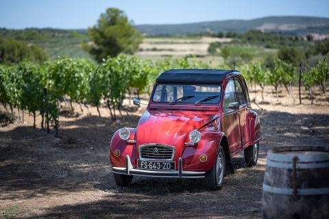 Au départ de Montpellier : Visite des vignobles dans une Citroën 2CV d'époque