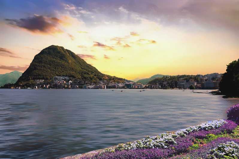 From Milan:Day Trip to Lugano & Bellagio Private Boat Cruise