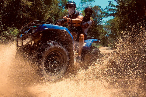 Från Tulum: ATV-åkning med apreservat och Cenote-resaFrån Tulum: ATV Ride med Monkey Sanctuary och Cenote Trip