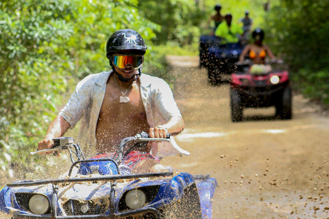 Från Tulum: ATV-åkning med apreservat och Cenote-resaFrån Tulum: ATV Ride med Monkey Sanctuary och Cenote Trip