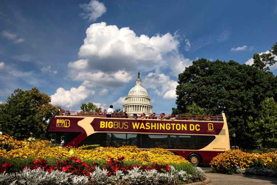 Washington DC: Hop-On Hop-Off Sightseeing Tour & Bootsfahrt. Foto: GetYourGuide
