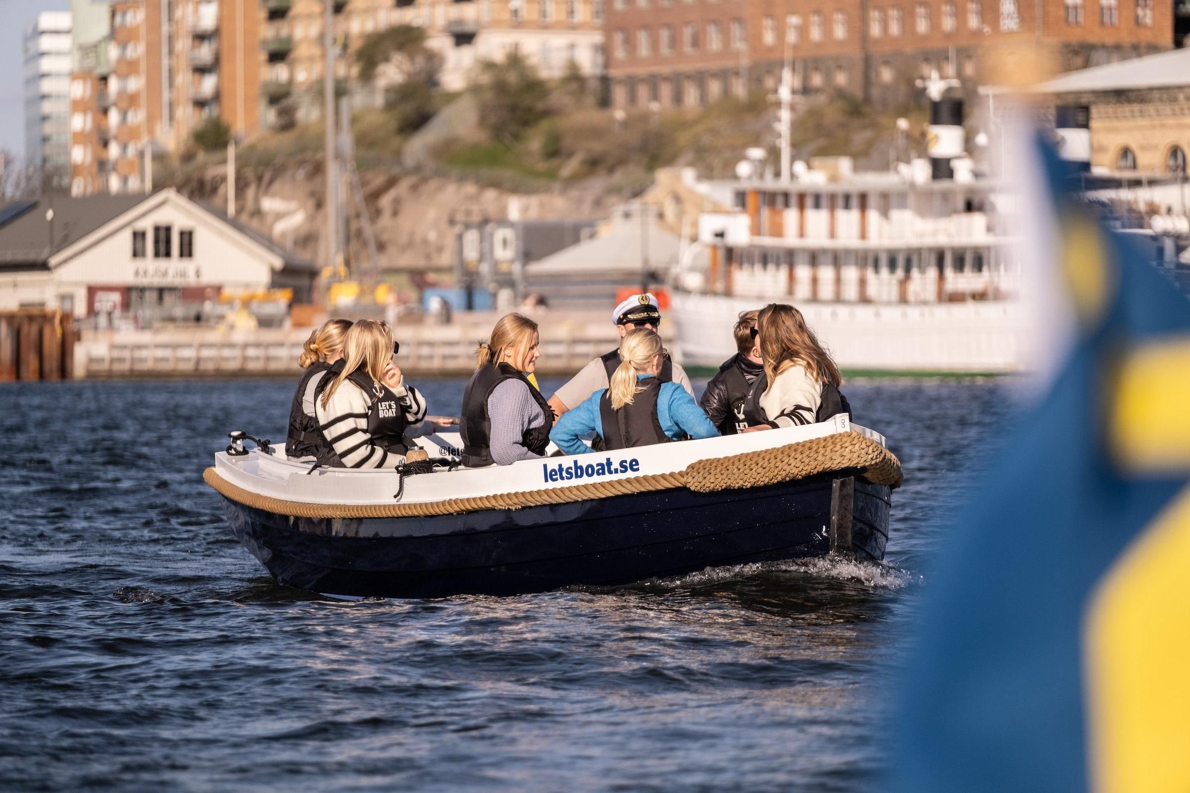Göteborgs Stadtzentrum: Elektrische Bootstour mit Selbstantrieb