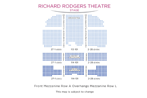 New York City: Hamilton Broadway Show Tickets Mid Mezzanine Sides/Rear Mezzanine Sides