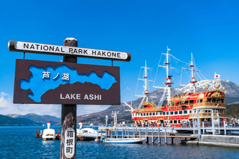 Tokyo : Excursion d'une journée au Mont Fuji et à Hakone avec téléphérique et croisière