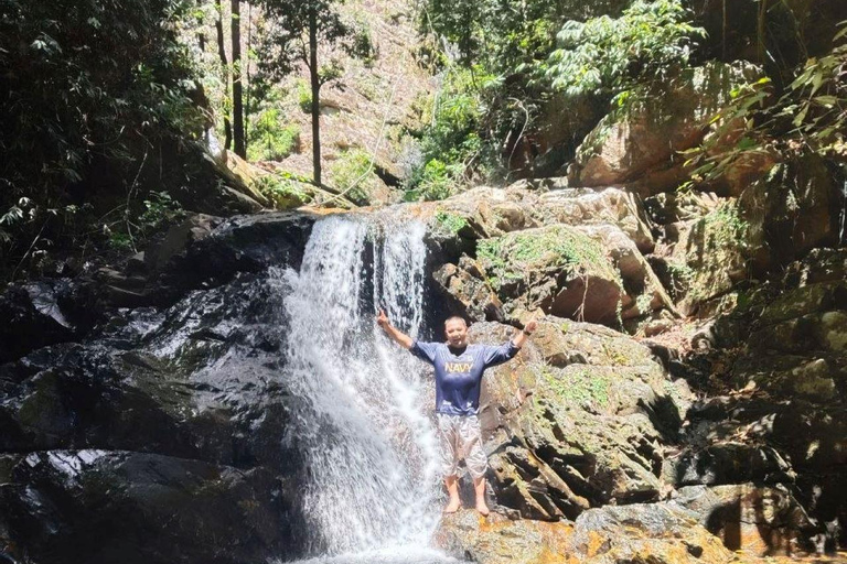 Langkawi Hidden Waterfall Hiking Tour with Thai Island Views