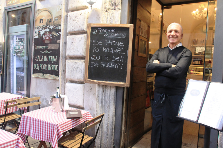 Rome: lunch of diner met Romeins-joodse gerechten