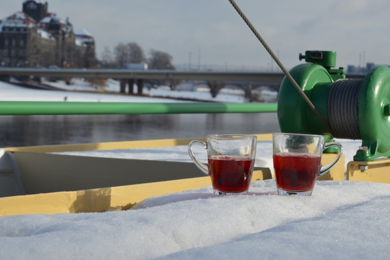 Dresde : croisière hivernale en bateau à aubes au château de Pillnitz