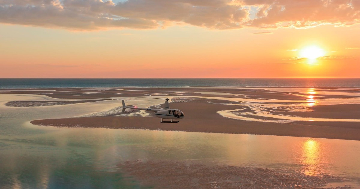 helicopter trips broome