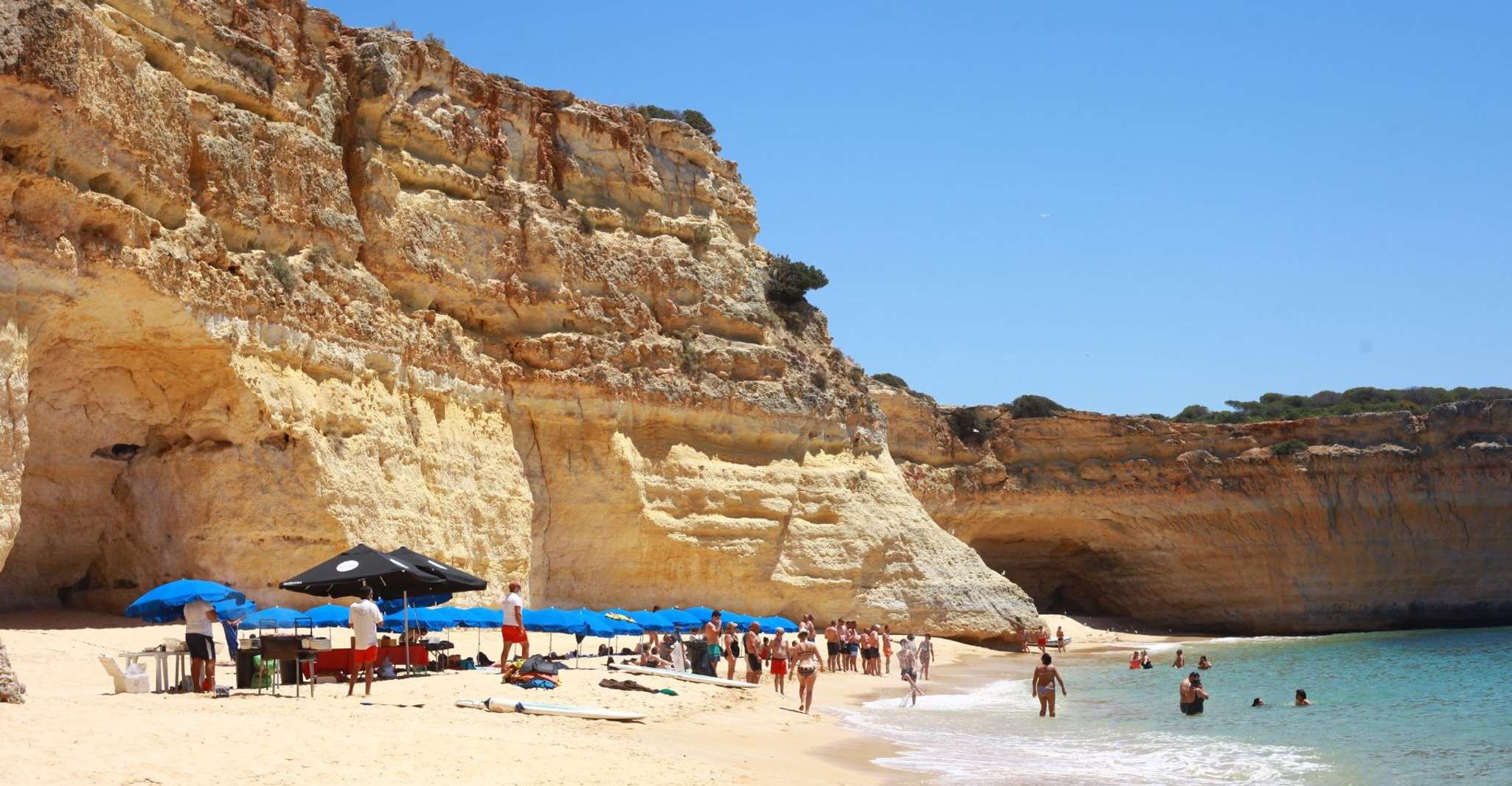 From Portimão, Catamaran Cruise to Benagil Caves with BBQ - Housity