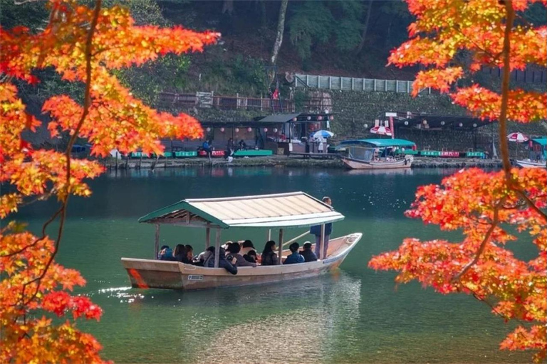 Osaka: Kyoto Private Day Tour with Sagano Scenic Railway Private Car Package