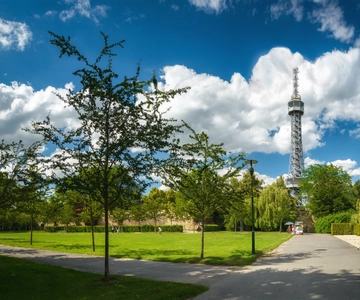 Petřín Tower and Mirror Maze Entry Ticket
