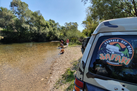 From Cavtat: Konavle Valley Off-Road Jeep Safari with Lunch