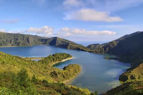 Viewpoint of the Pico da Barrosa, Portugal, São Miguel Island - Book ...