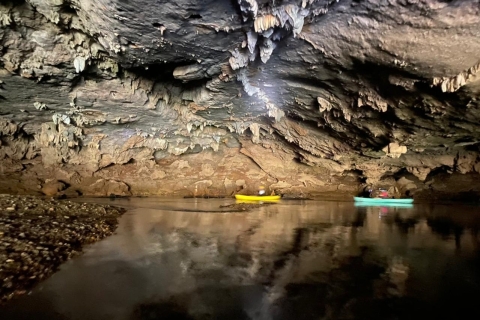 District de Cayo : tyrolienne dans la jungle et kayak dans les grottes clandestines