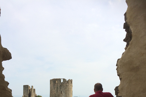 From Carcassonne: Lastours Castles and City Guided Tour Lastours Castles and Cité de Carcassonne