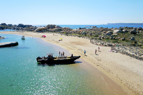 Ajaccio: jednodniowa wycieczka łodzią do BonifacioMiejsce zbiórki na plaży Porticcio