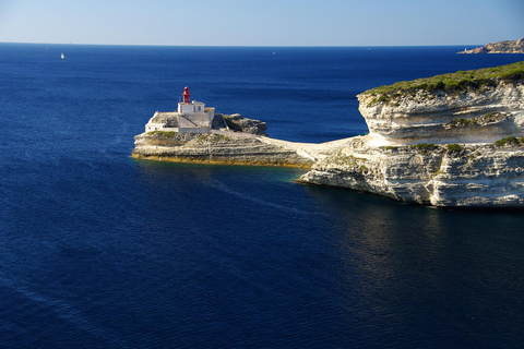 Ajaccio: Day Trip Boat Tour to Bonifacio Port Tino Rossi Meeting Point