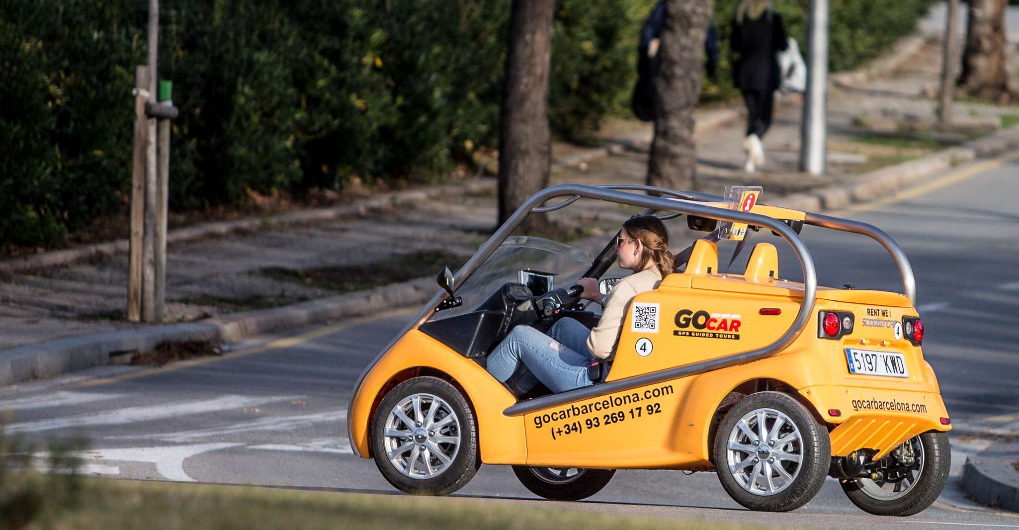 Barcelona: City Center and Olympic Park GoCar Experience