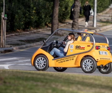 Barcelona: City Center and Olympic Park GoCar Experience
