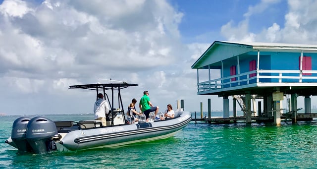 Miami : Tour en bateau guidé en petit groupe + l&#039;emblématique Stiltsville