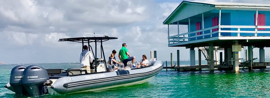 Miami : Tour en bateau guidé en petit groupe + l'emblématique Stiltsville