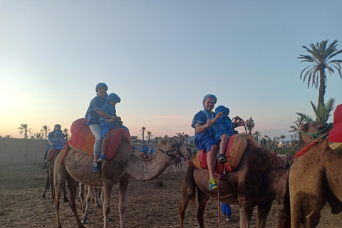 Marrakech: giro in cammello al tramonto nella Palmeraie