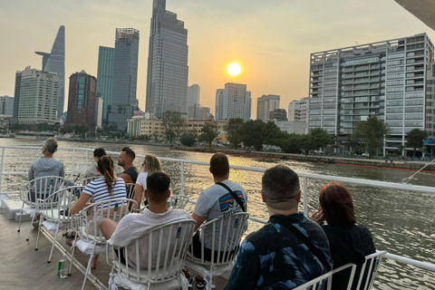 HCM: Saigon River Sightseeing Cruise with Live Music River seat
