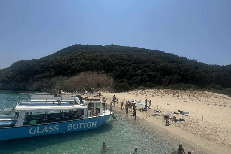 Zakynthos: Rejs dookoła wyspy i żółwie przez EuroskyWrak statku Blue Caves &amp; Turtles Island Ceri Caves