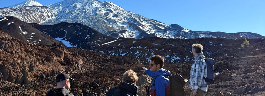 Ténérife : randonnée et grotte de lave dans le parc national du Teide, avec prise en charge