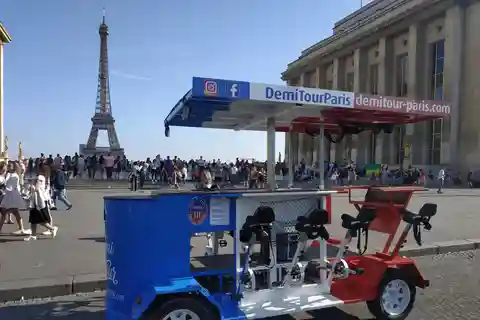 Paris: 1,5 times cykeltur med øl i Eiffeltårnet