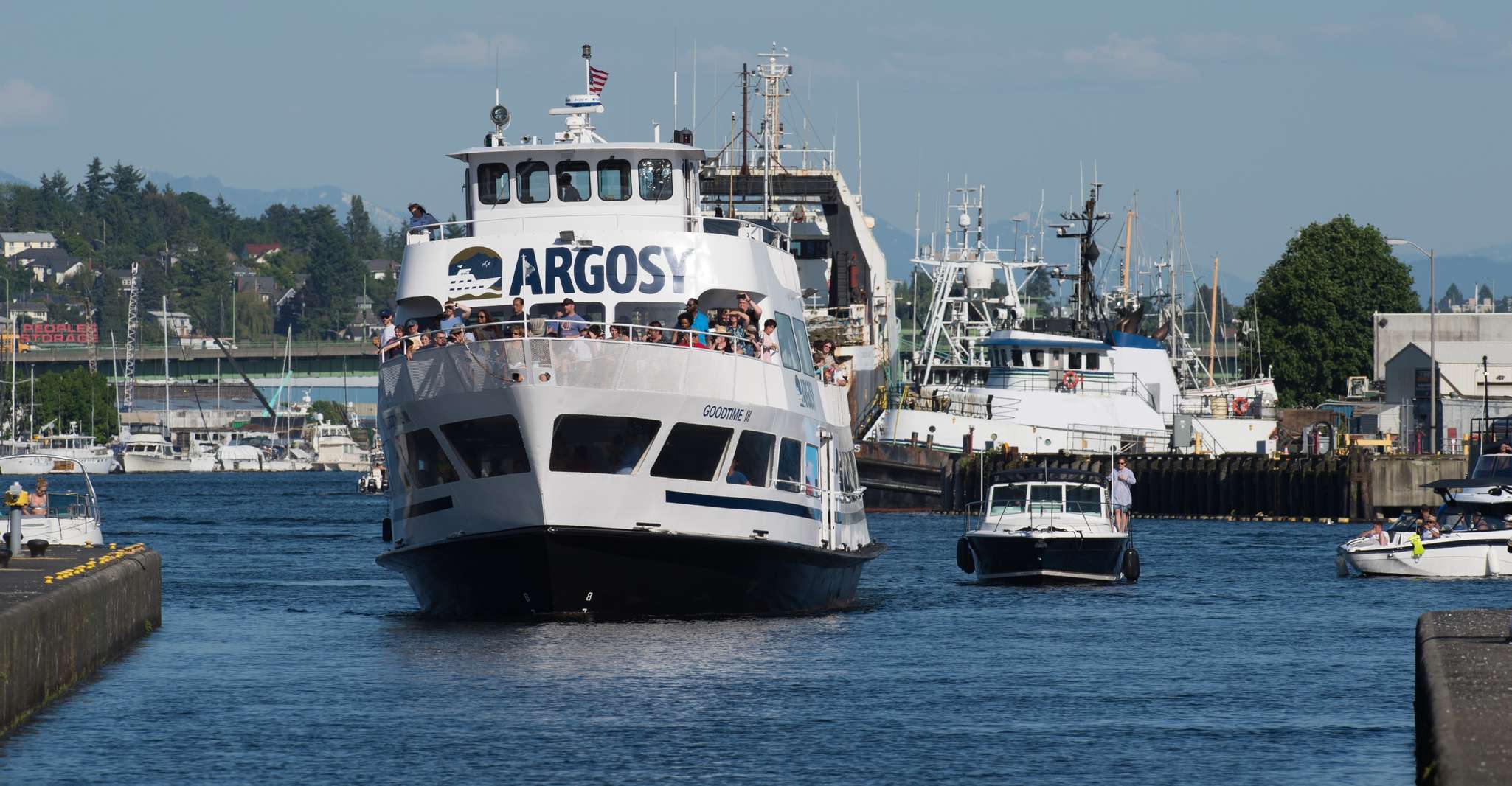 Seattle, croisière des écluses à une seule voie - Hizvo