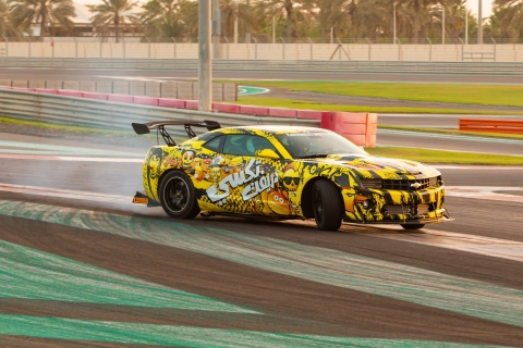 Abou Dhabi : expérience passager du Chevrolet Yas Drift Taxi