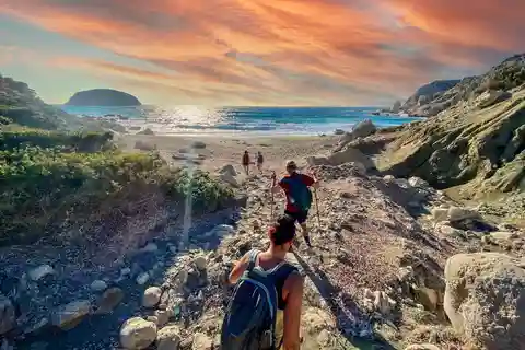 Small Group Hike and Sunset at Monolithos Castle