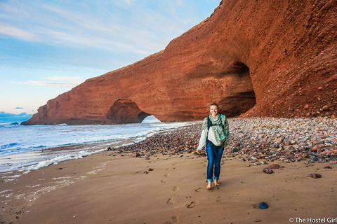 Depuis Agadir : excursion d'une journée à la plage de Legzira et à Tiznit avec déjeunerDépart d'Agadir